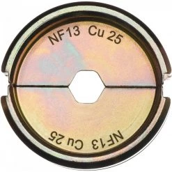 Milwaukee Accessoires Pince De Serrage Milwaukee M18 4932459454 NF13 CU 25 Mâchoire De Sertissage 25mm2 Pour Pince à Sertir Les Câbles M18 HCCT 109/42