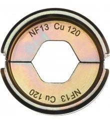 Milwaukee Accessoires Pince De Serrage Milwaukee M18 4932459459 NF13 CU 120 Mâchoire De Sertissage 120mm2 Pour M18 HCCT 109/42 Outil De Sertissage De Câbles