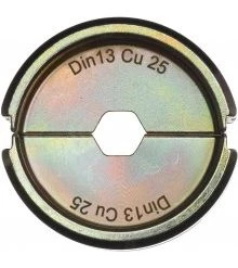 Milwaukee Accessoires Pince De Serrage Milwaukee M18 4932459466 DIN13 CU 25 Mâchoire De Sertissage Pour M18 HCCT 109/42 Pince à Sertir Les Câbles